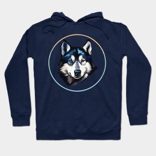 Siberian husky dog Hoodie